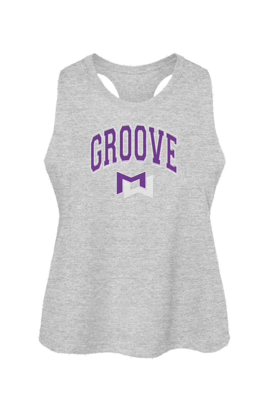 Groove Collegiate Women's Racerback Cropped Tank