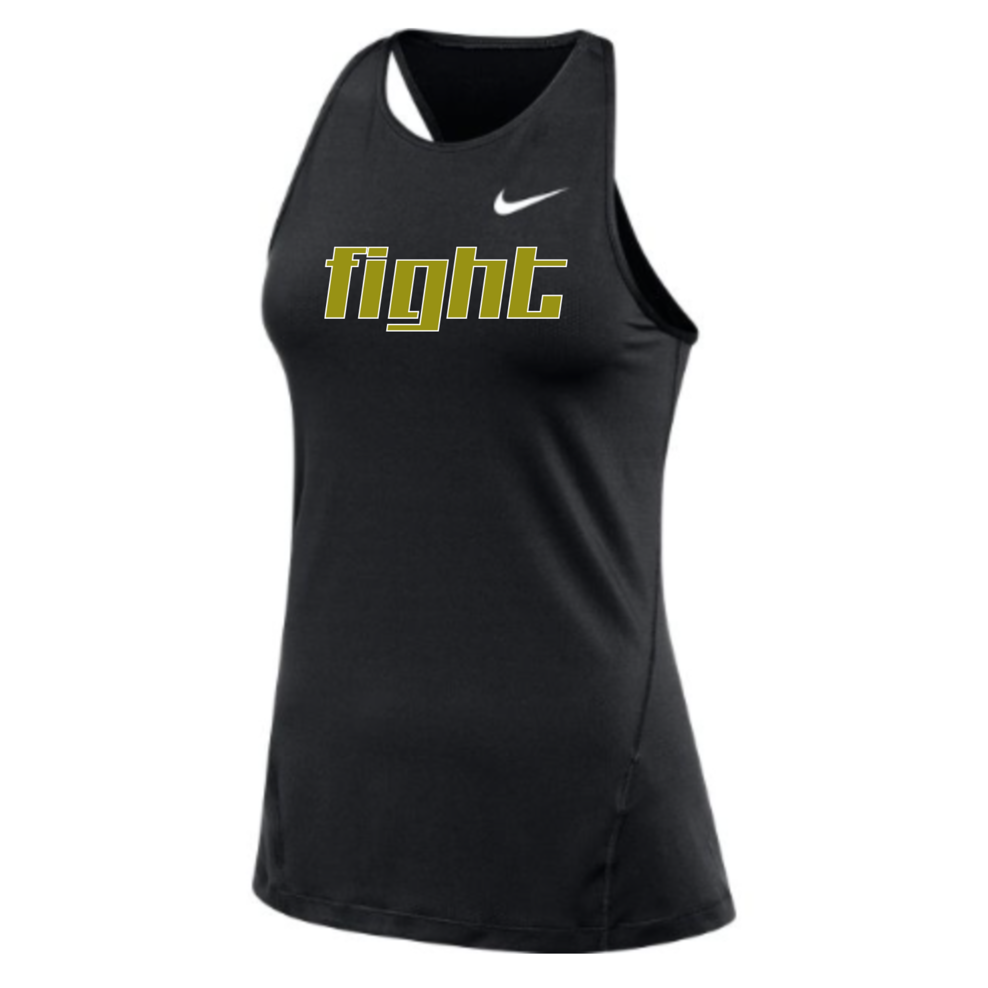 MOSSA Nike Women's All Over Mesh Tank (black) - Fight Standard Logo