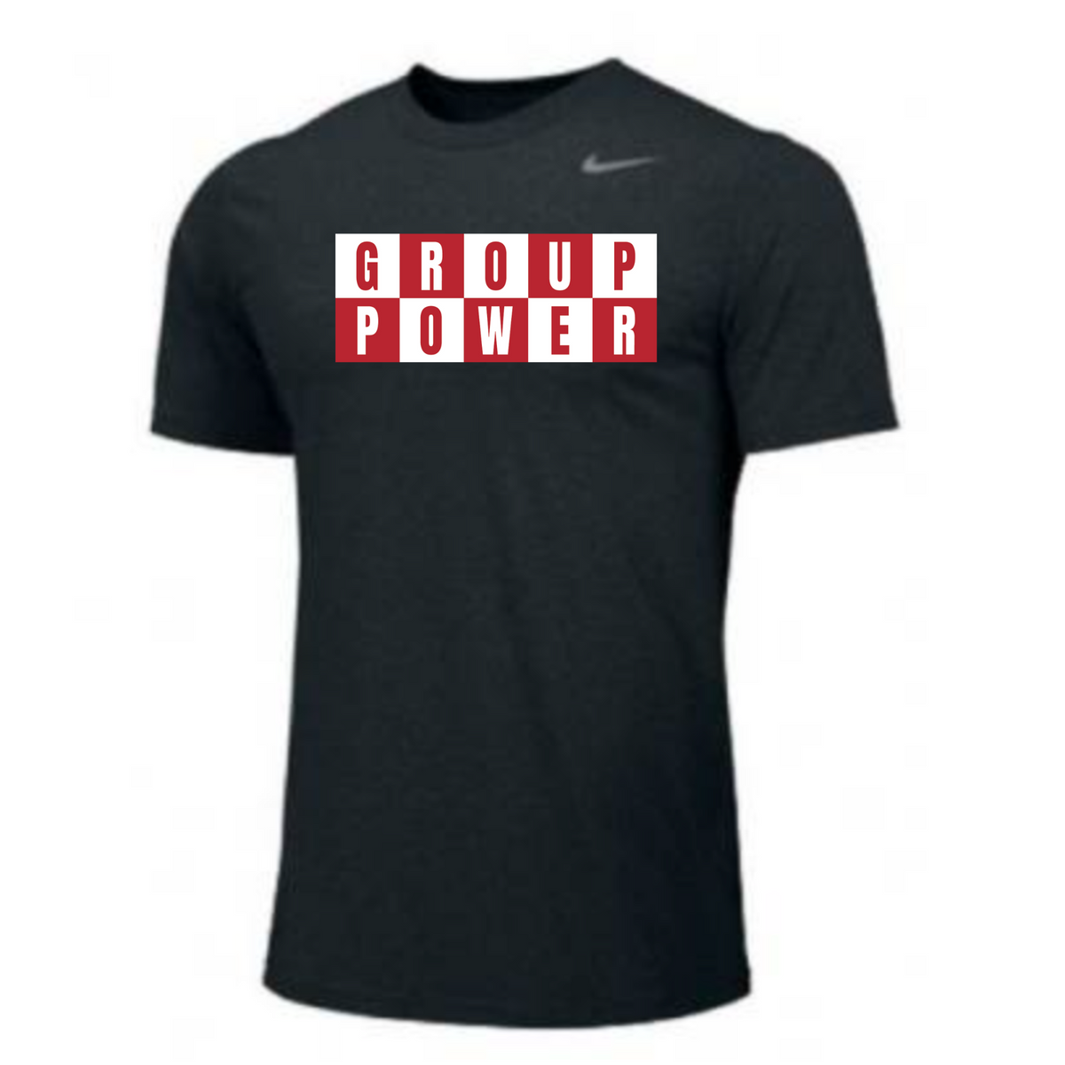 MOSSA Nike Men's Legend Short Sleeve T-Shirt (black) Power Checker L