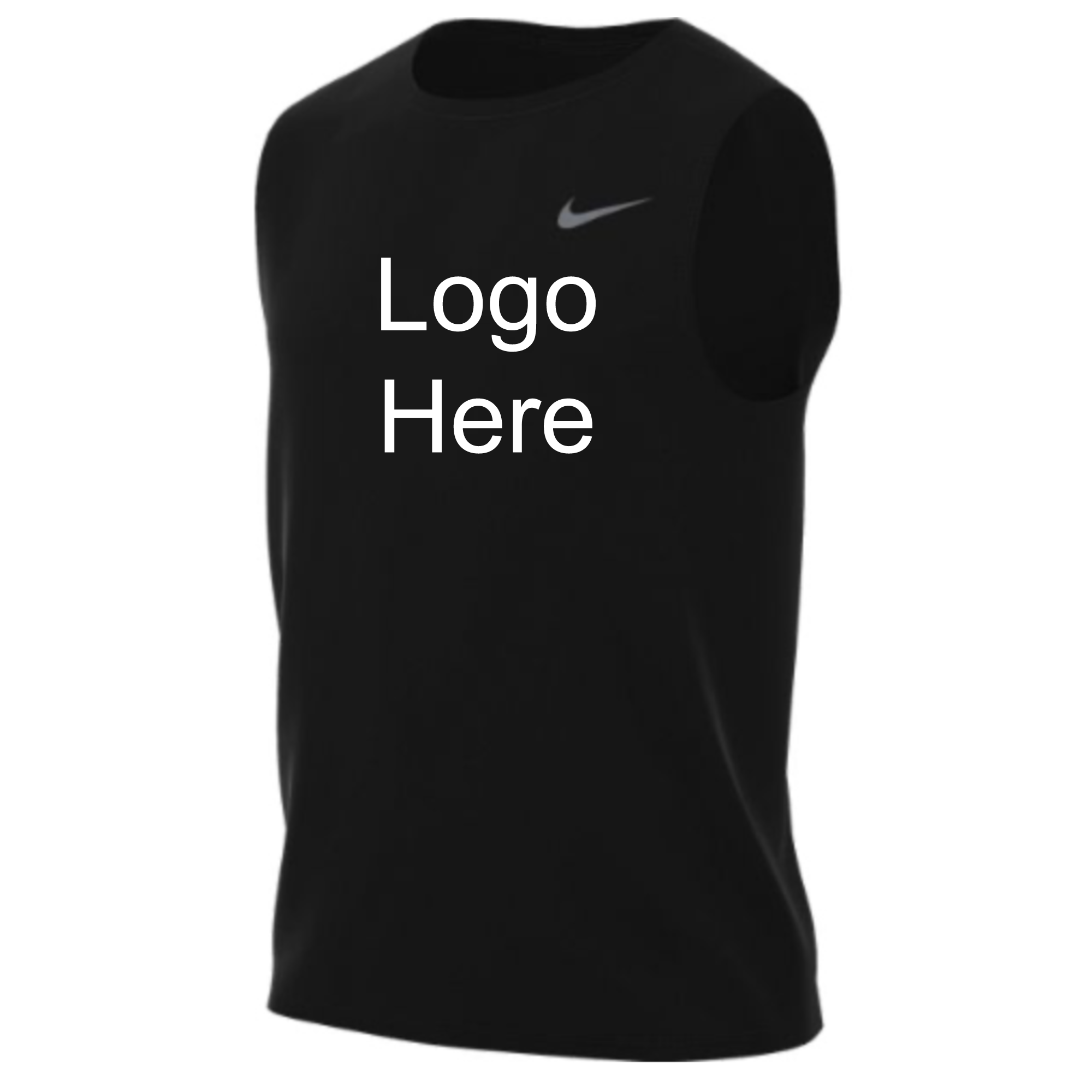 MOSSA Print On Demand Men's Nike Team Legend Sleeveless Crew (black)