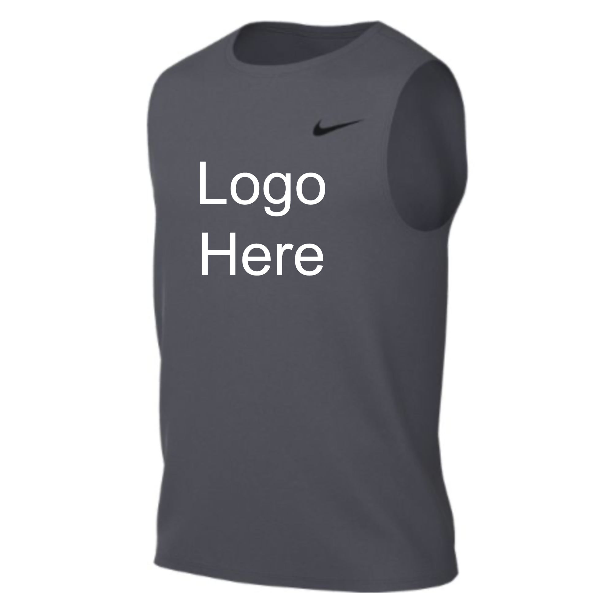 MOSSA Print On Demand Men's Nike Team Legend Sleeveless Crew (carbon heather)