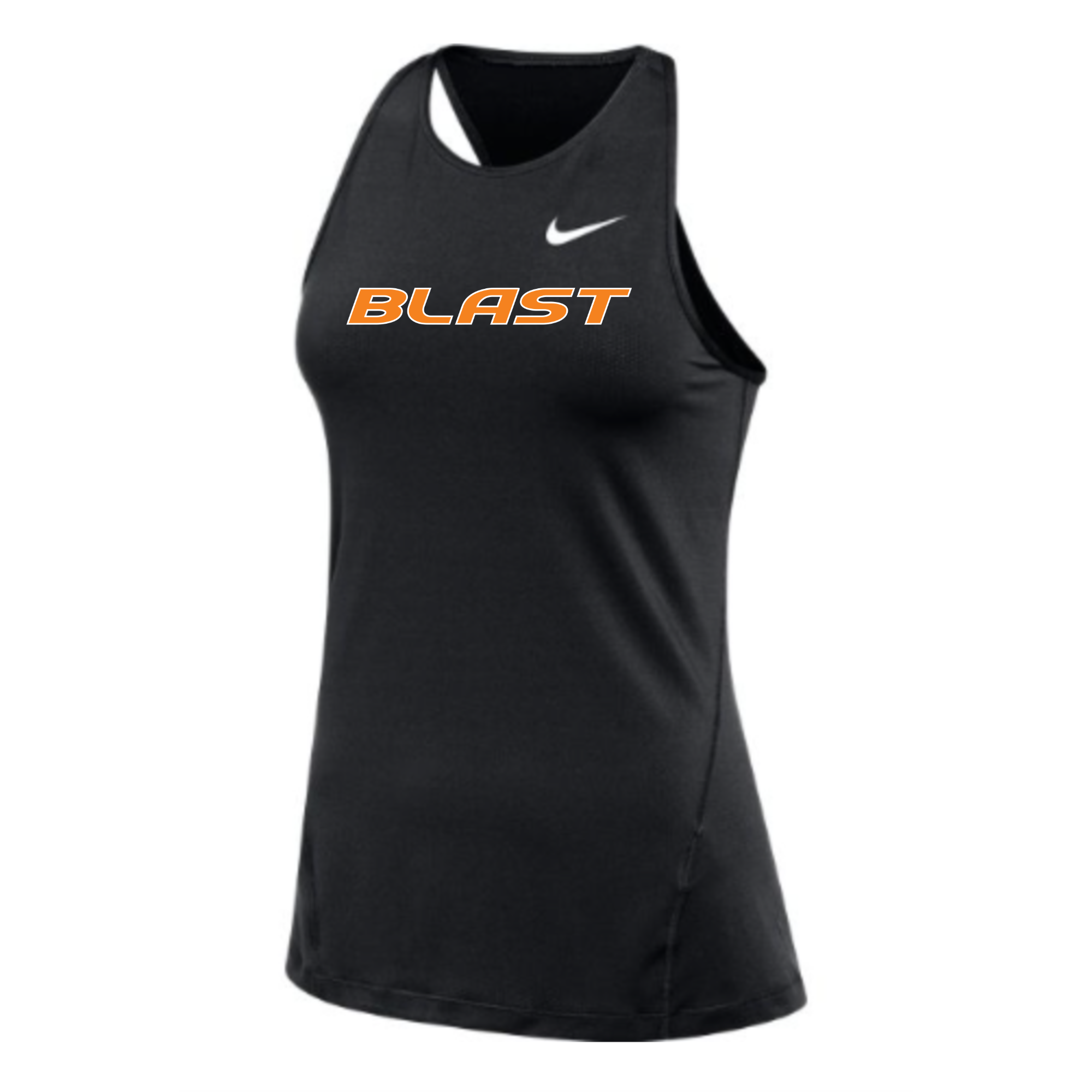 MOSSA Nike Women's All Over Mesh Tank (black) - Blast Standard Logo