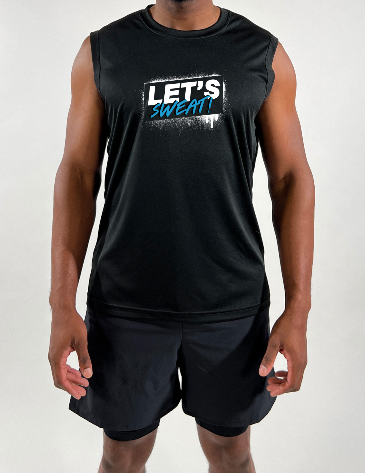 Let's Sweat Group Active Men's Sleeveless Tank
