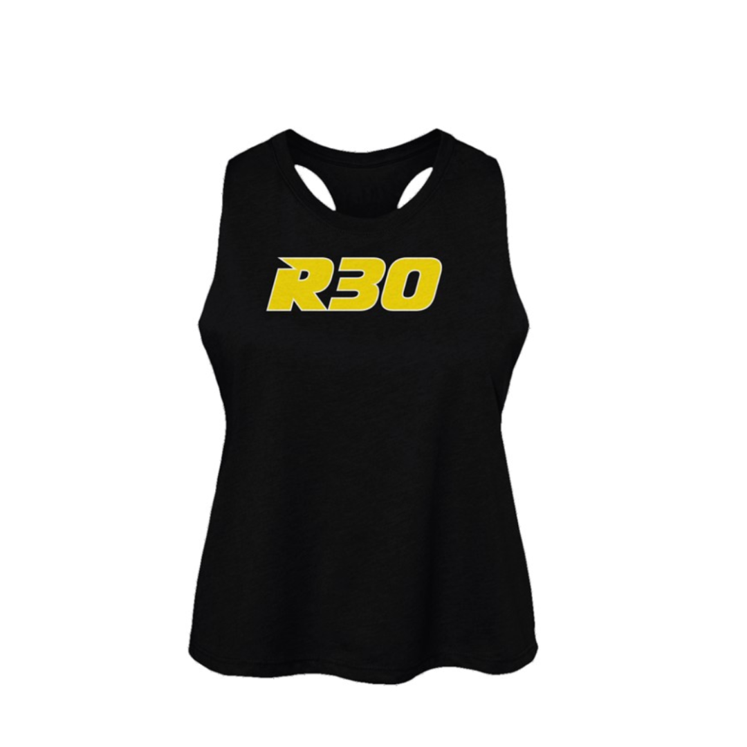 R30 Women's Racerback Cropped Tank