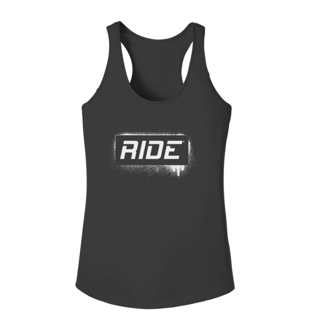 Ride Graffiti Logo Womens Sleeveless Tank