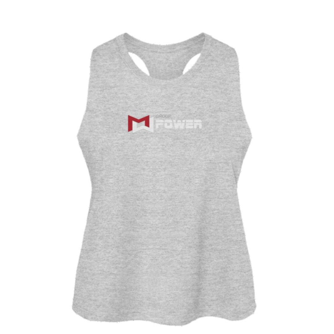 Group Power Full Icon Women's Racerback Cropped Tank