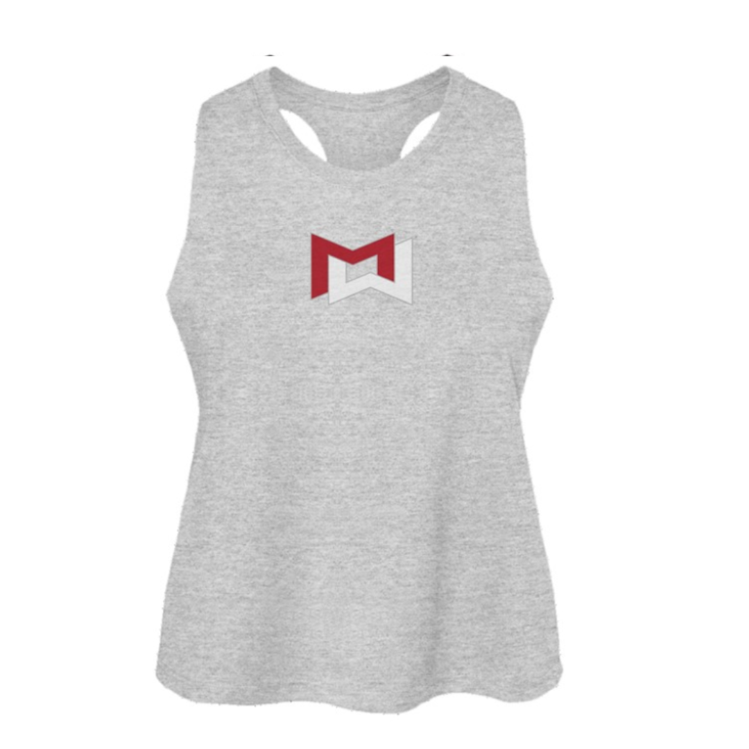 Group Power Icon Women's Racerback Cropped Tank