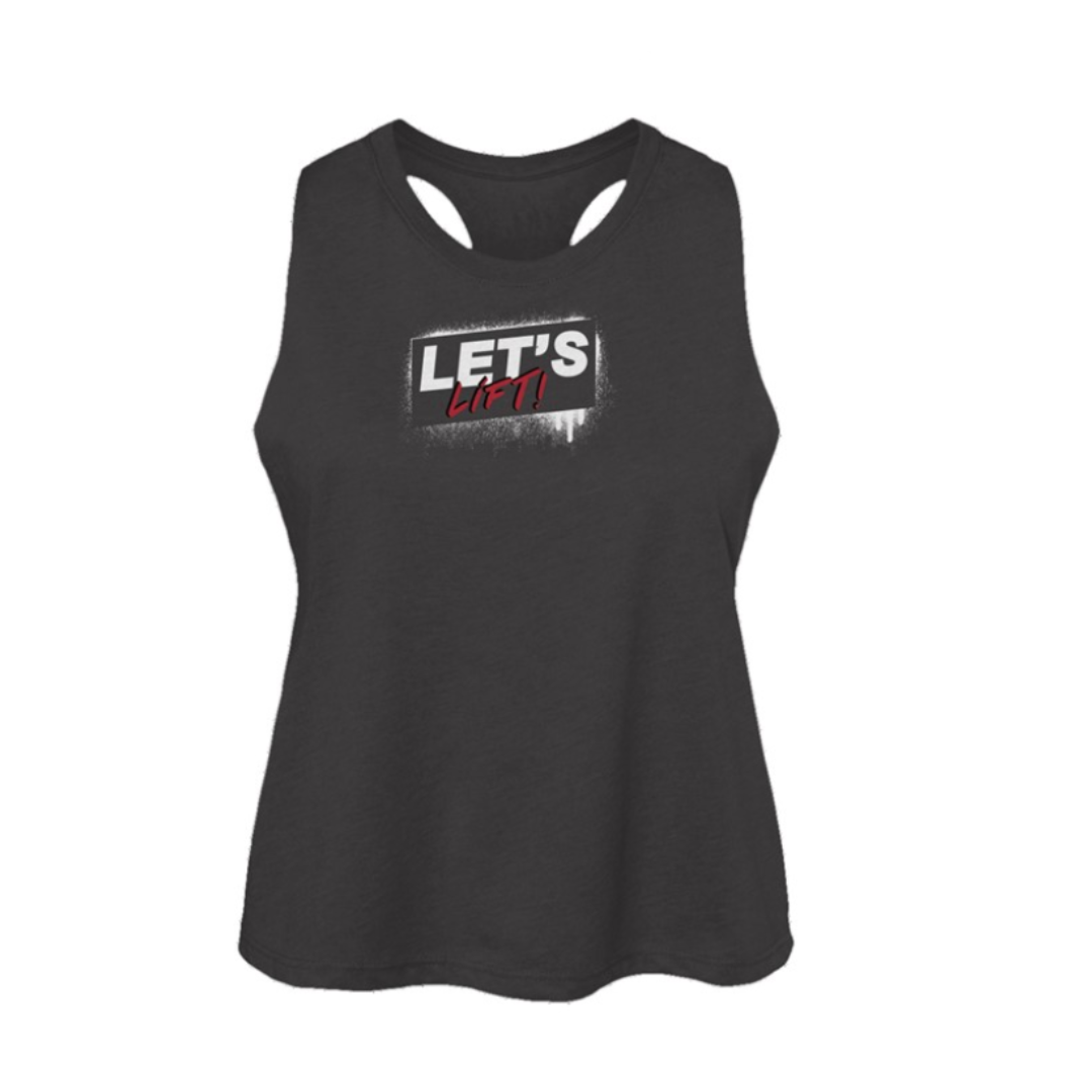 Let's Lift Group Power Women's Racerback Cropped Tank