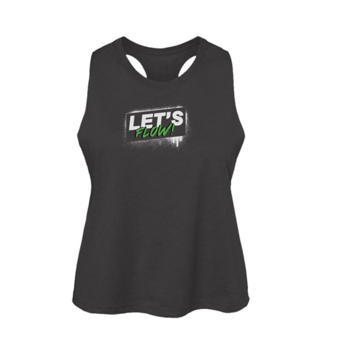 Let's Flow Group Centergy Women's Racerback Cropped Tank