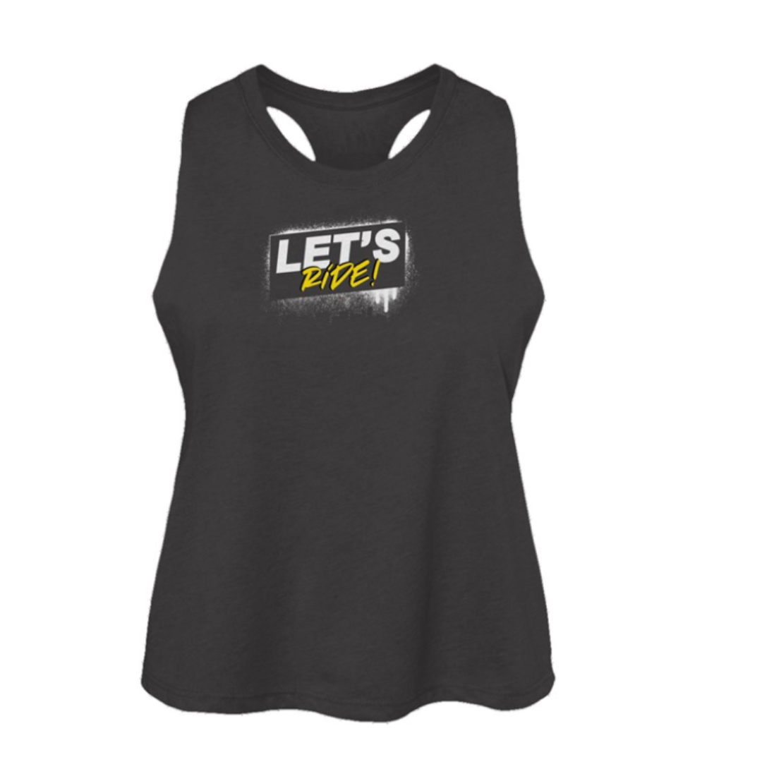 Let's Ride R30 Women's Racerback Cropped Tank