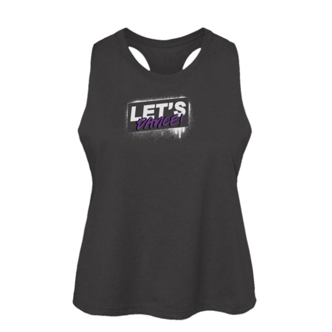 Let's Dance Group Groove Women's Racerback Cropped Tank