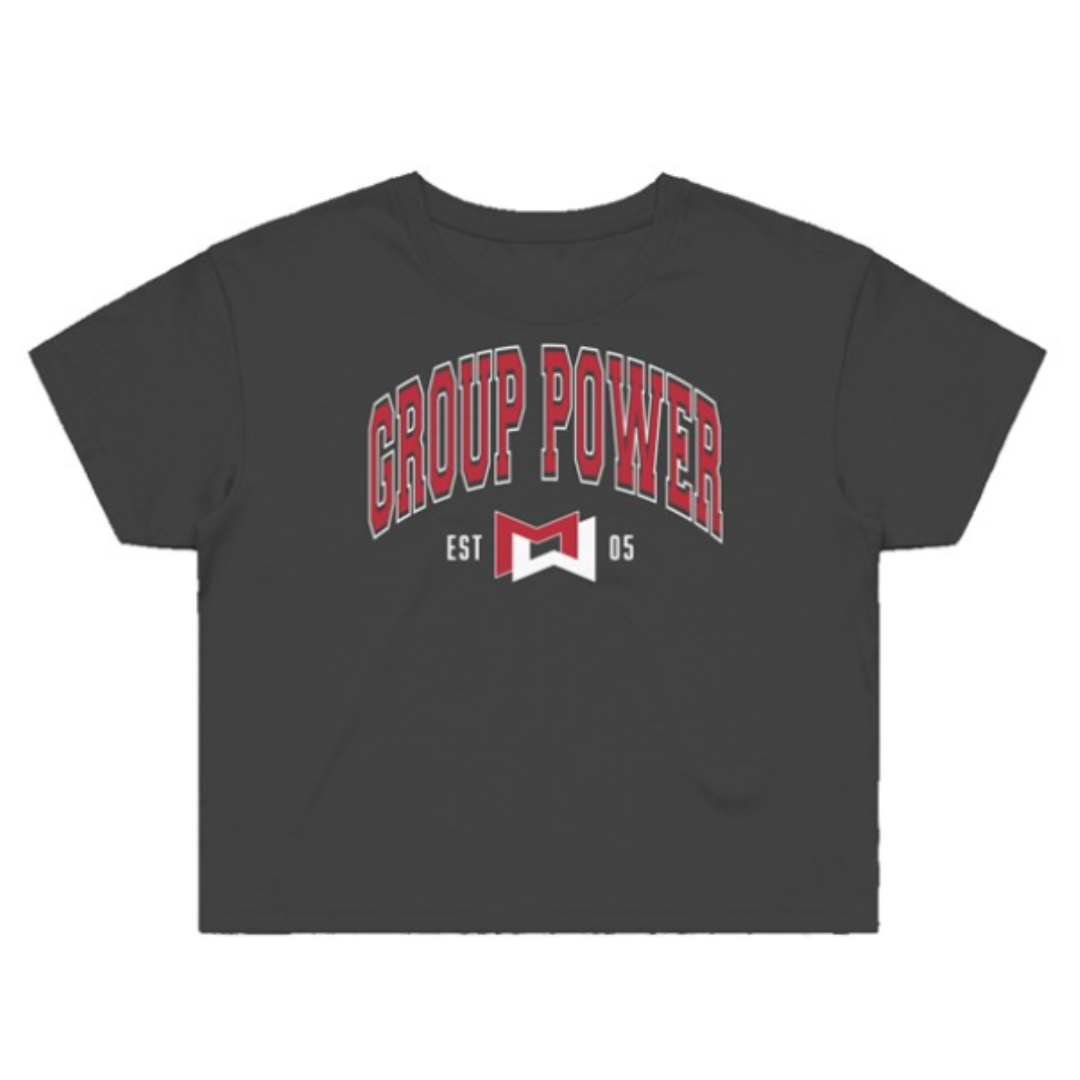 Group Power Cropped Womens Tee