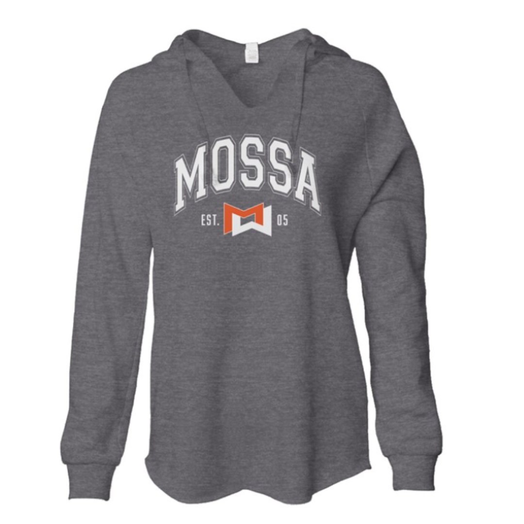 MOSSA Womens Collegiate Hooded Sweatshirt