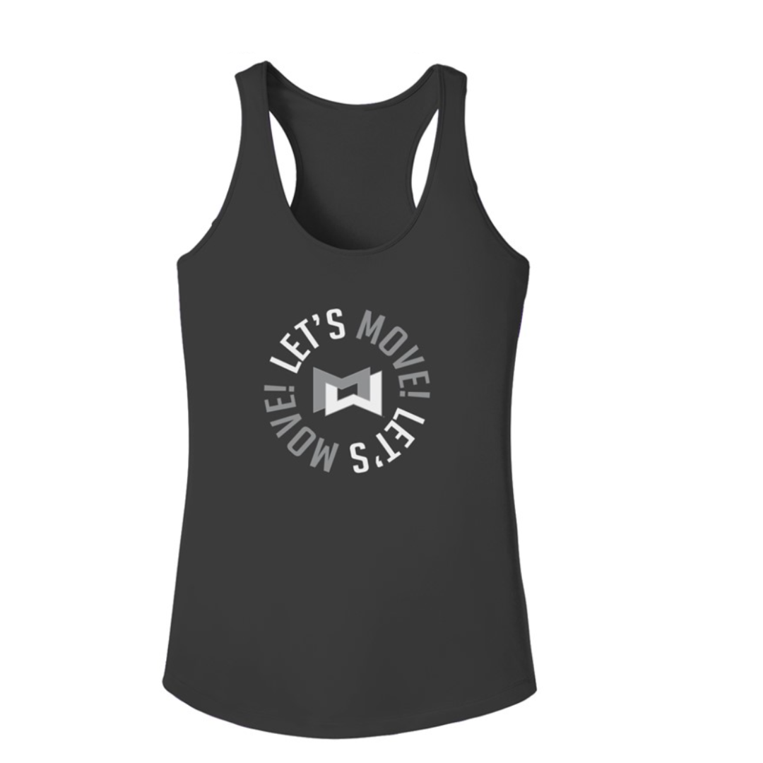 Let's Move Circle Logo Womens Competitor Tank