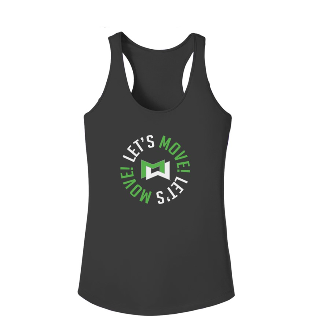 Group Centergy Let's Move Circle Logo Womens Competitor Tank