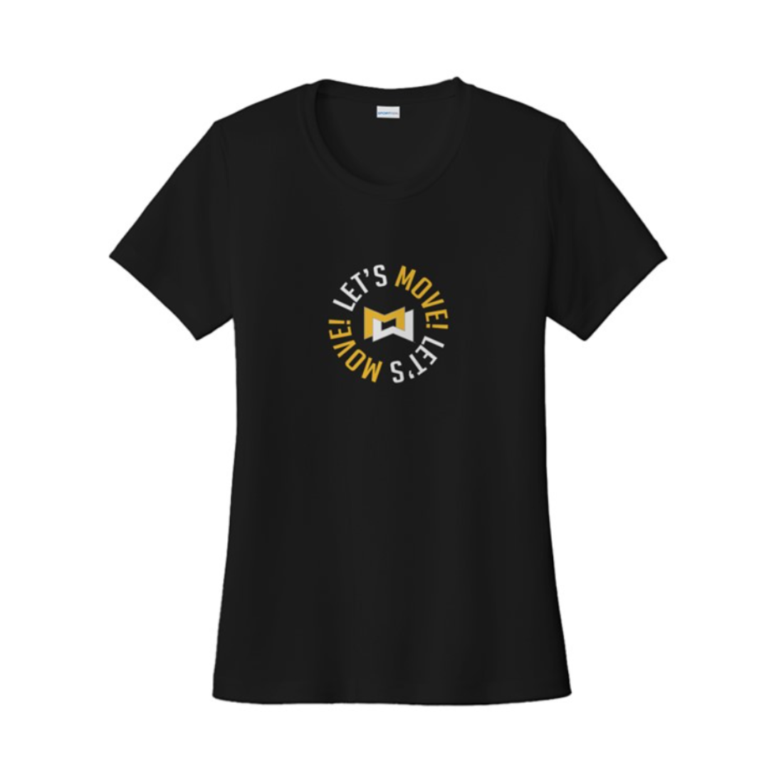 MOVE30 Circle Logo Womens Competitor Tee