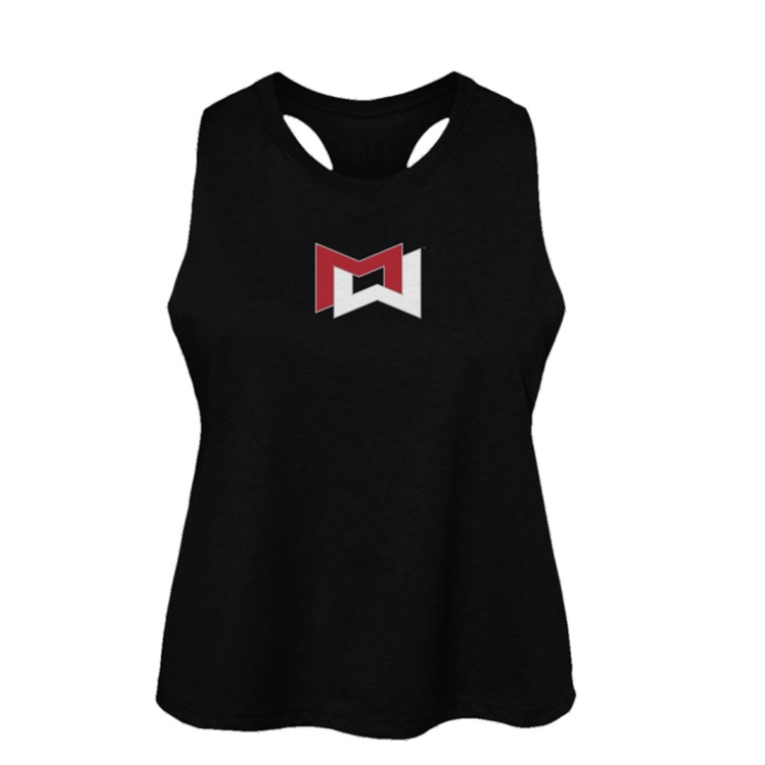 Group Power Icon Women's Racerback Cropped Tank