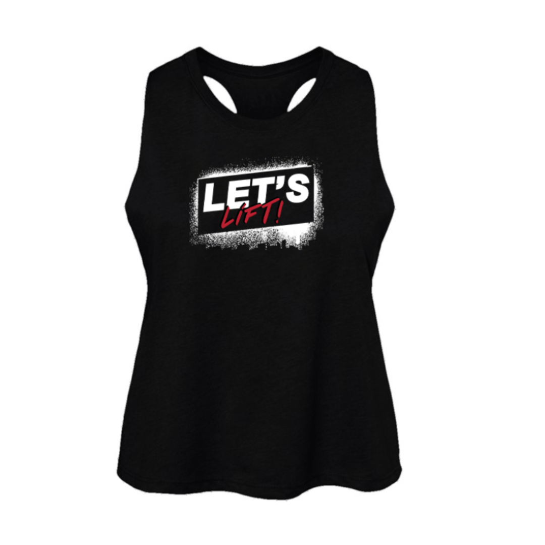 Let's Lift Group Power Women's Racerback Cropped Tank