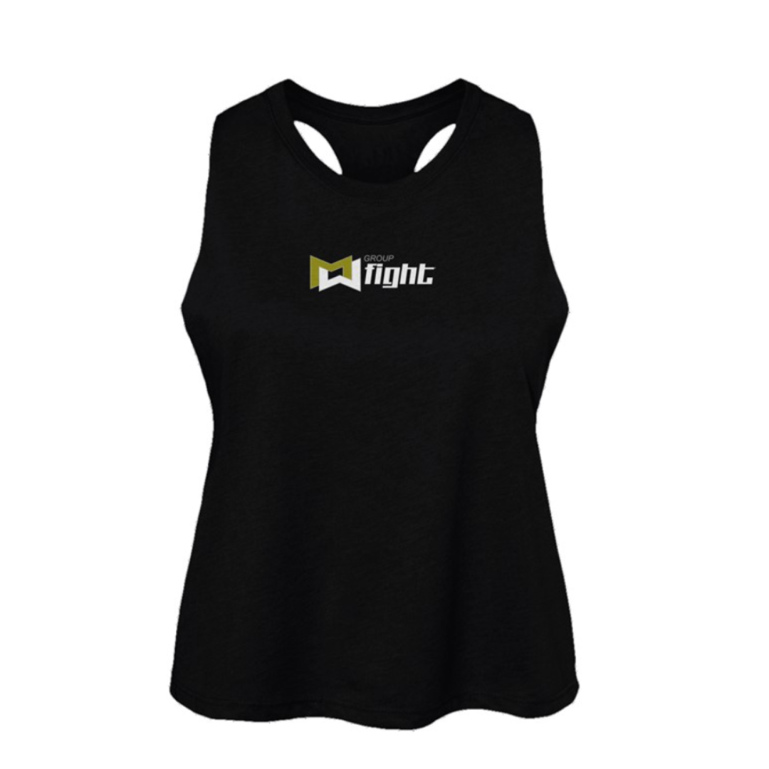 Fight Full Icon Women's Racerback Cropped Tank