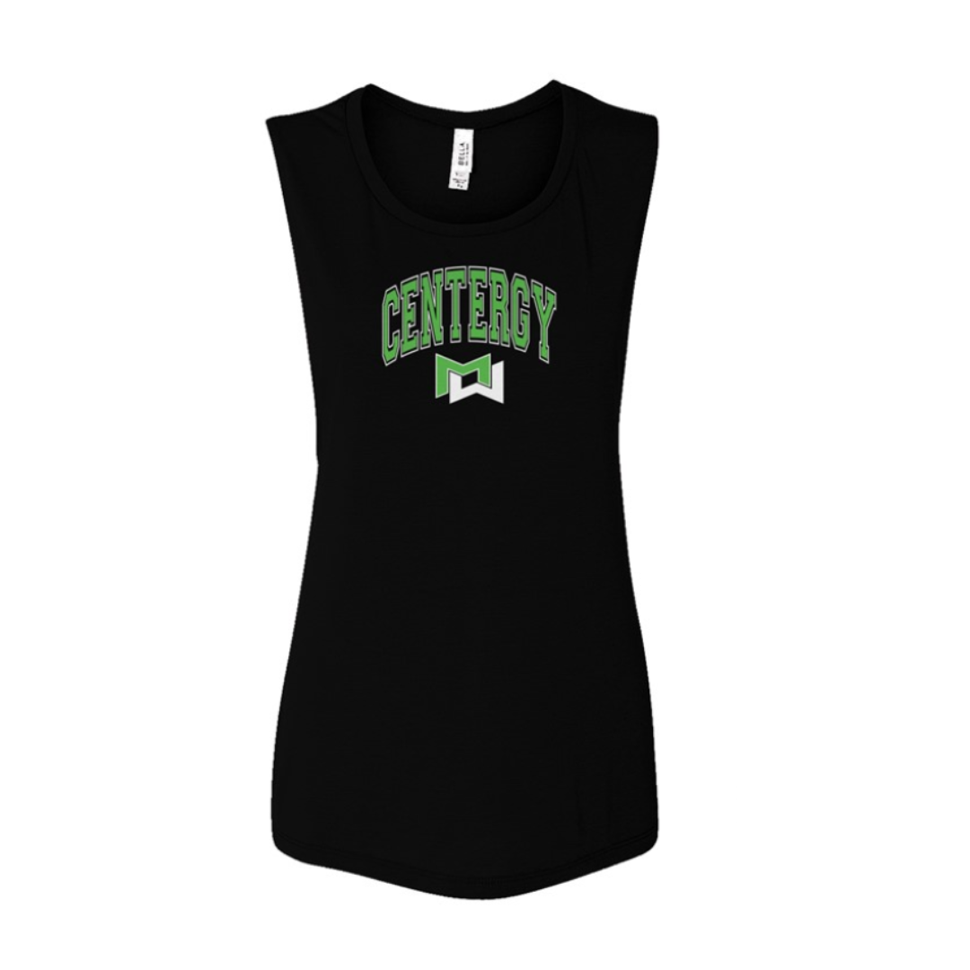Centergy Collegiate Womens Flowy Scoop Muscle Tank
