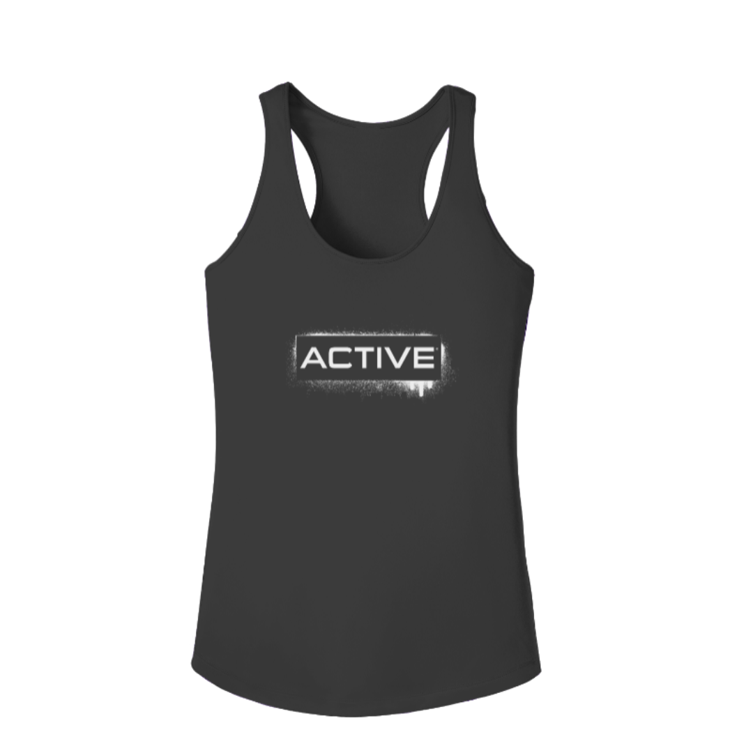 Graffiti Active Womens Competitor Tank
