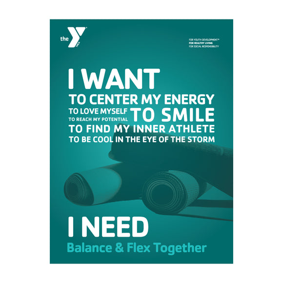 Y Balance & Flex Together I NEED Poster