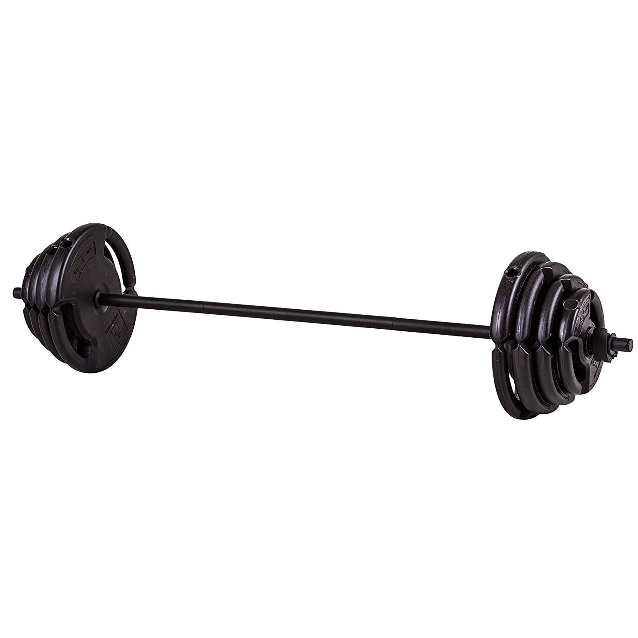 55lb 8 Plate Barbell Set - International and Non-Contiguous U.S.