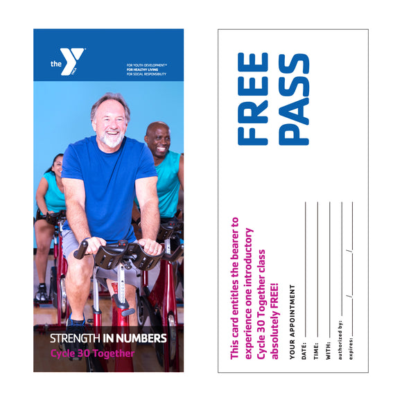 Y Cycle 30 Together STRENGTH IN NUMBERS Free Pass Cards