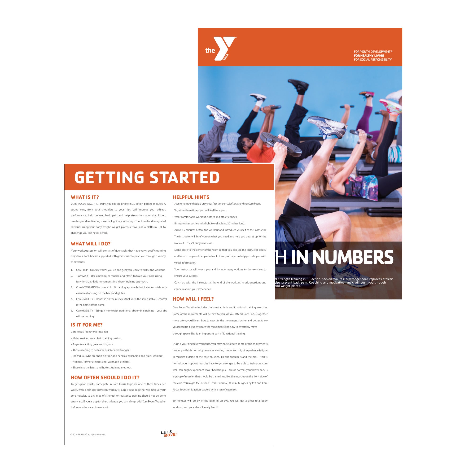 Y Core Focus Together STRENGTH IN NUMBERS Getting Started Sheets