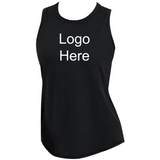 MOSSA Print On Demand Women's CRZ Ultralight Racerback Tank (black)