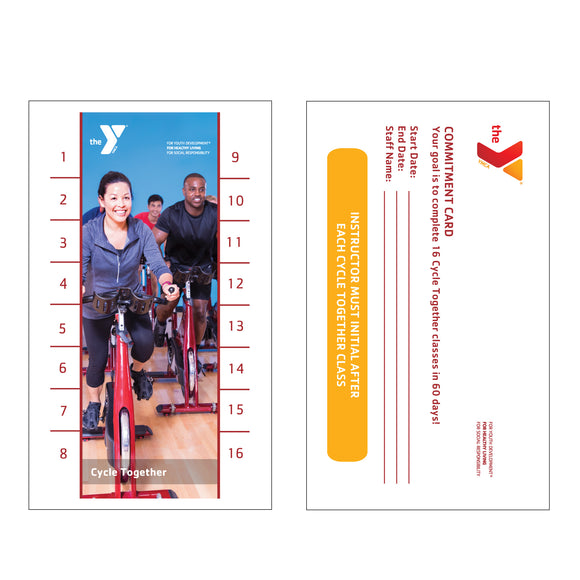 Y Cycle Together STRENGTH IN NUMBERS Commitment Cards