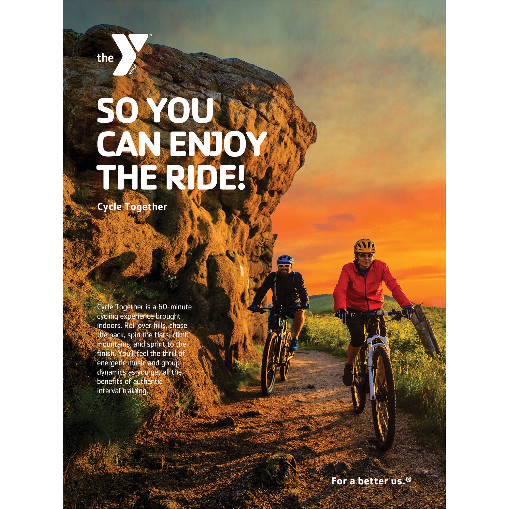 Y Cycle Together SO YOU CAN Poster