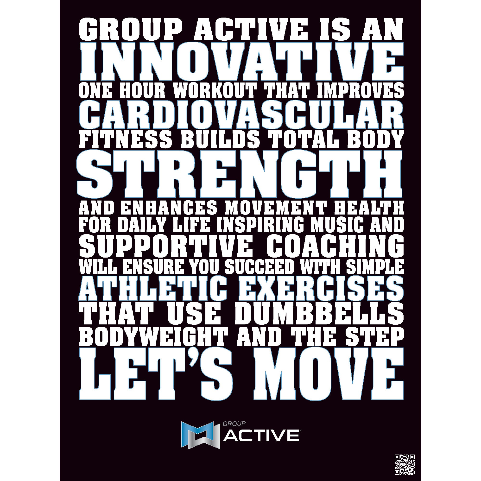 Group Active JAN18 Let's Move Statement Poster