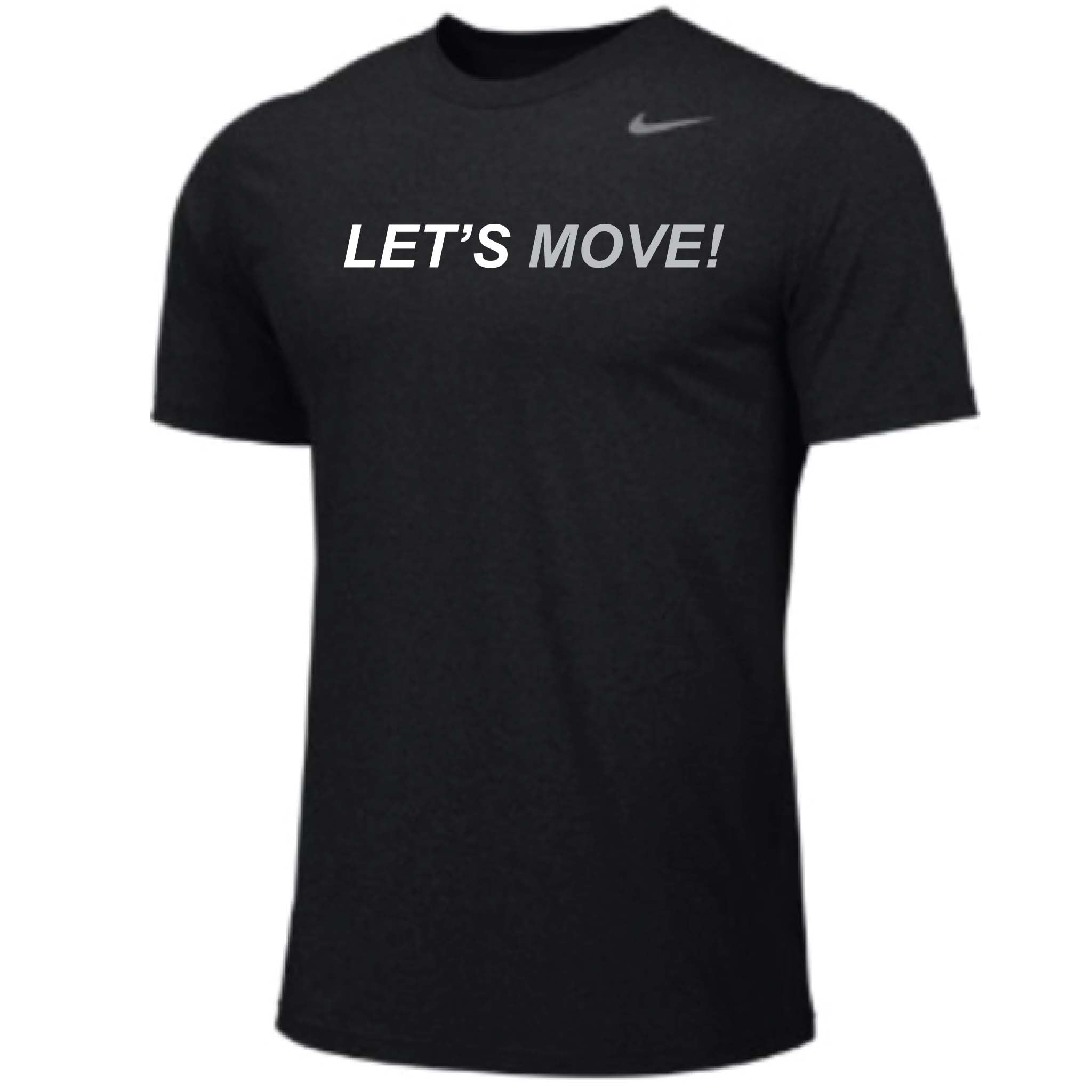 MOSSA Men's LET'S MOVE Nike Team Short Sleeve Legend Crew