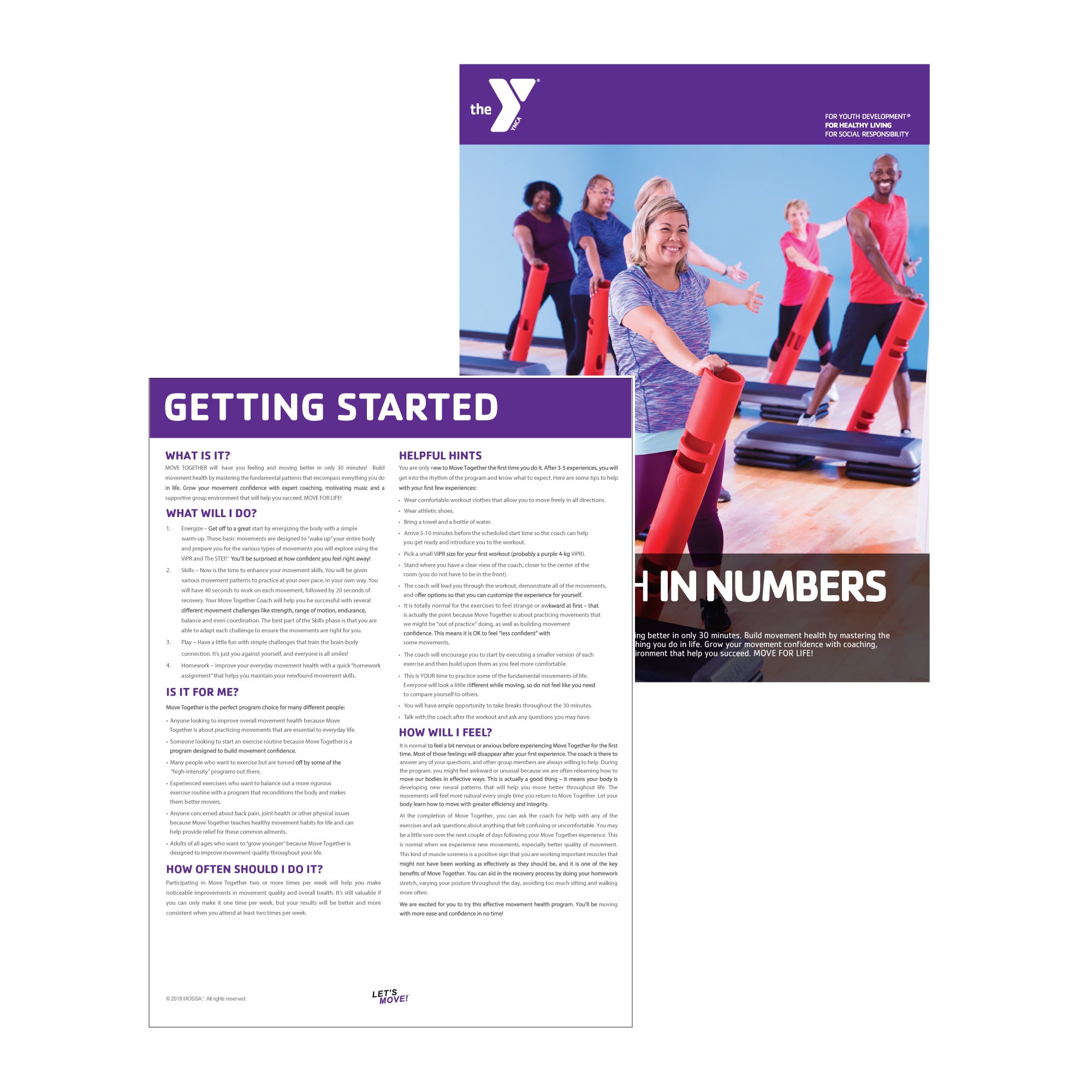 Y Move Together STRENGTH IN NUMBERS Getting Started Sheets