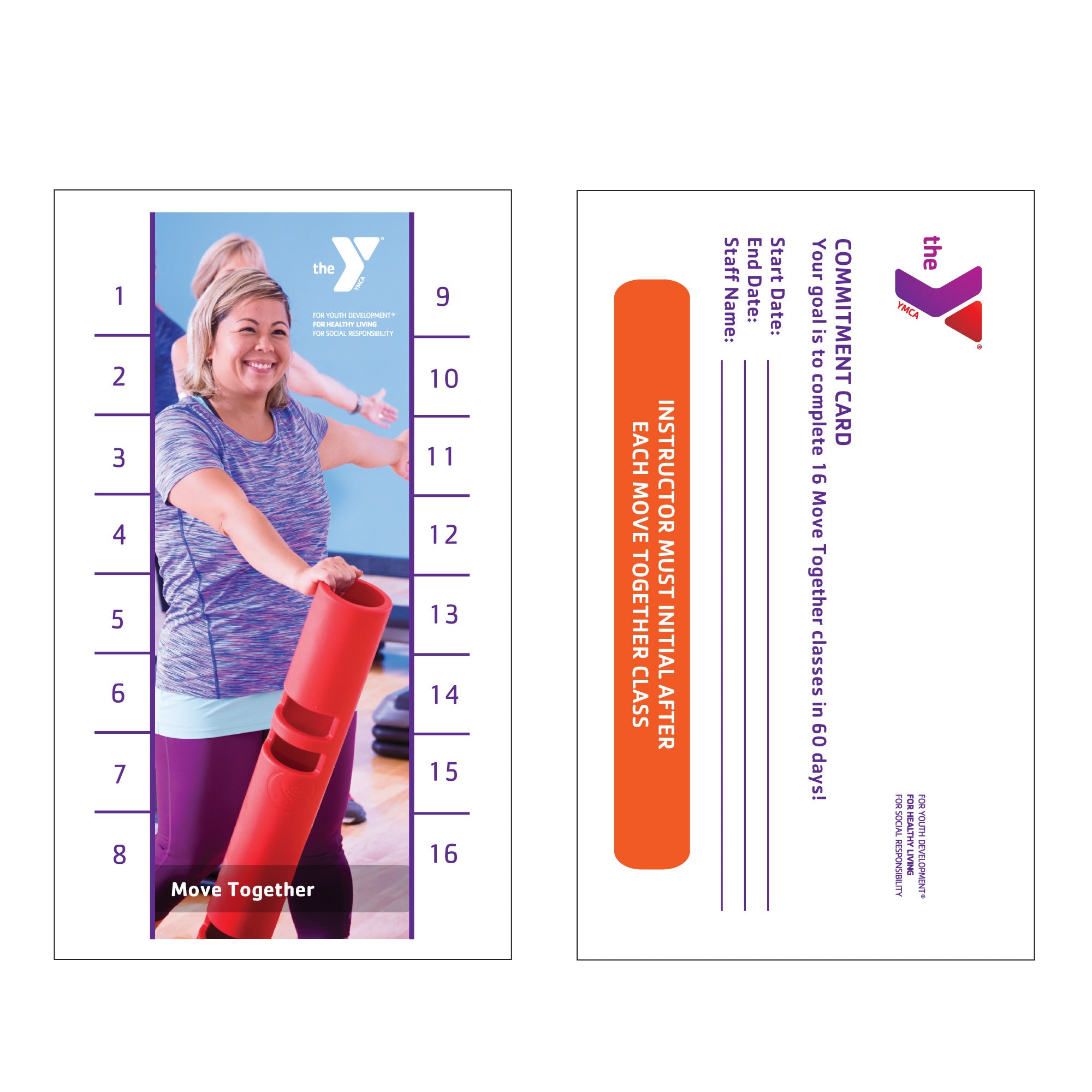 Y Move Together STRENGTH IN NUMBERS Commitment Cards