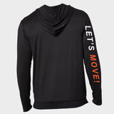 MOSSA Men's LET'S MOVE! Icon Cool Long Sleeve Hooded Pullover