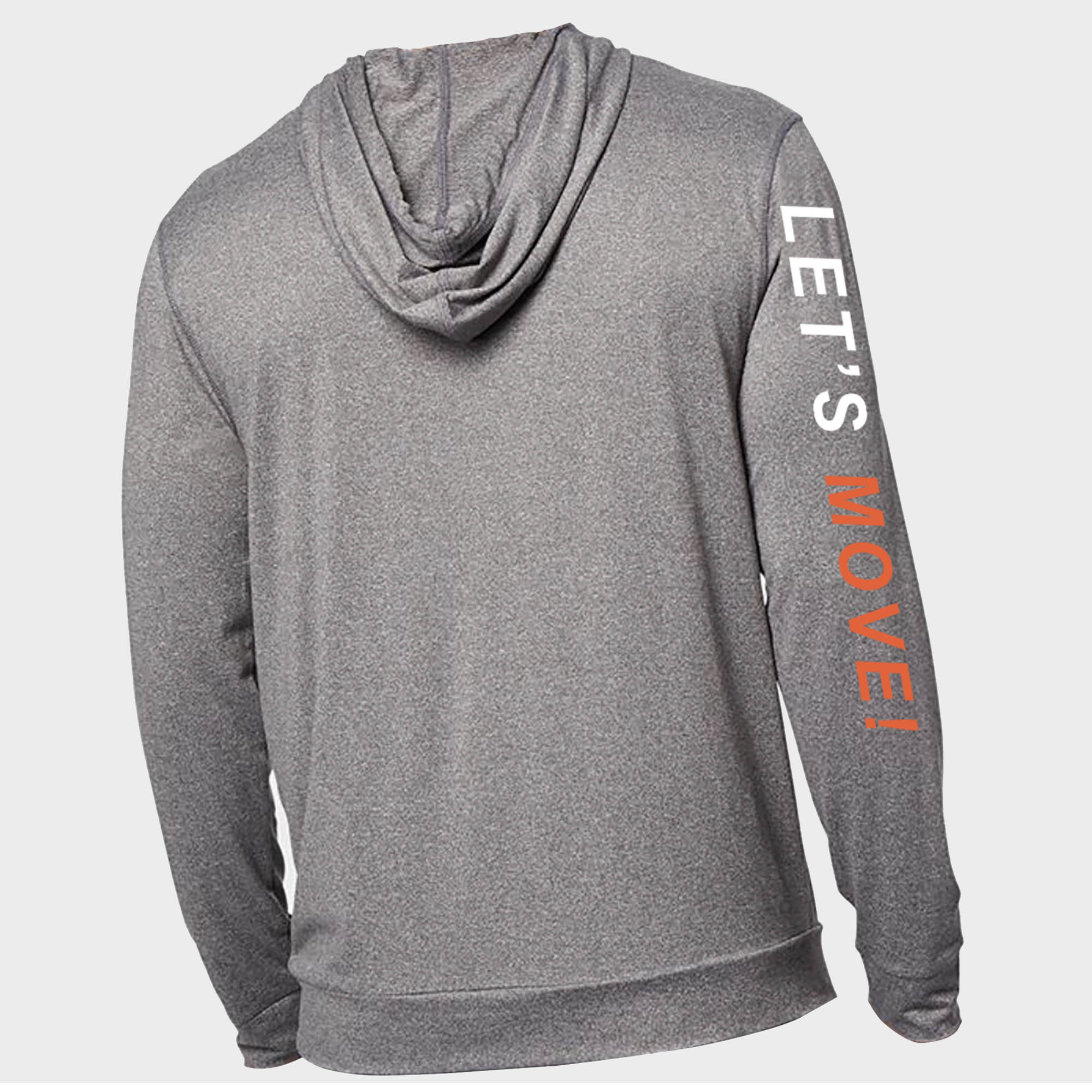 MOSSA Men's LET'S MOVE! Icon Cool Long Sleeve Hooded Pullover