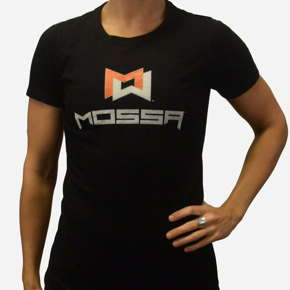 MOSSA Women's Icon Black T-Shirt