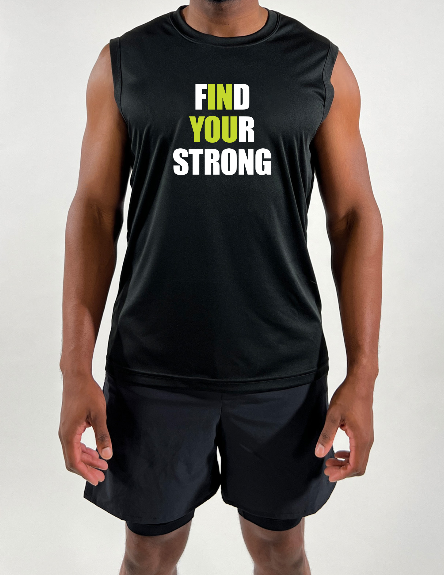 Find Your Strong Mens Group Core Sleeveless Tank