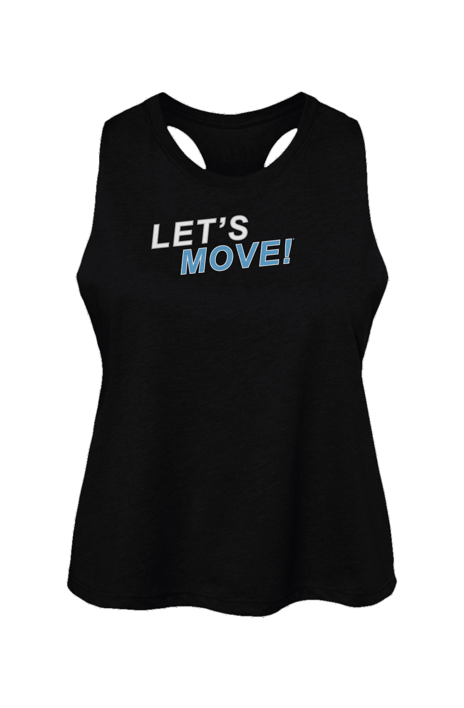 Group Active Let's Move Women's Racerback Cropped Tank