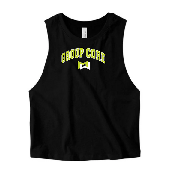 MOSSA Bella + Canvas Women's Cropped Tank - Core Collegiate Logo