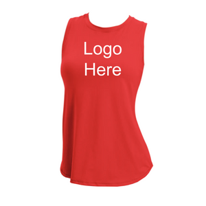 MOSSA Print On Demand Women's CRZ Ultralight Racerback Tank (Red)