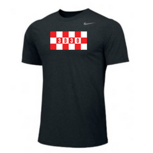 MOSSA Nike Men's Legend Short Sleeve T-Shirt (black) - 3D30 Checker Logo