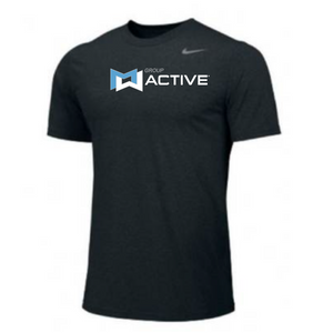 MOSSA Nike Men's Legend Short Sleeve T-Shirt (black) - Active Full Icon Logo