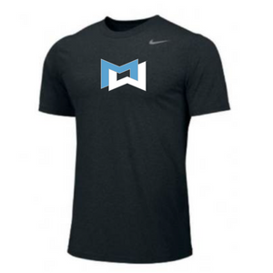 MOSSA Nike Men's Legend Short Sleeve T-Shirt (black) - Active "M" Icon Logo