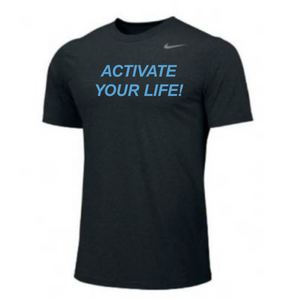 MOSSA Nike Men's Legend Short Sleeve T-Shirt (black) - Active Tagline Logo