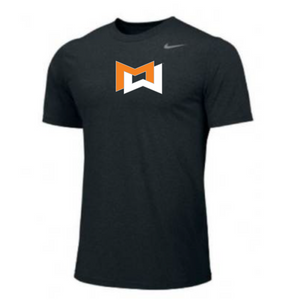 MOSSA Nike Men's Legend Short Sleeve T-Shirt (black) - Blast "M" Icon Logo