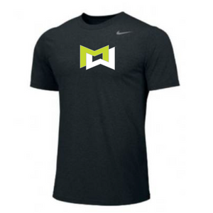 MOSSA Nike Men's Legend Short Sleeve T-Shirt (black) - Core "M" Icon Logo