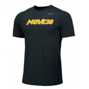 MOSSA Nike Men's Legend Short Sleeve T-Shirt (black) - MOVE30 Standard Logo